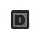 Patch 3D PVC Lettera A