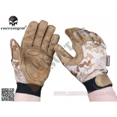 Tactical Camouflage Glove AOR1 Tg.M (EM5366 EMERSON)