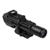 ADO 3-9X42 Scope w/Flip Up Red Dot Optic BK