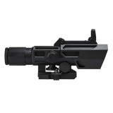 ADO 3-9X42 Scope w/Flip Up Red Dot Optic BK