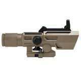 ADO 3-9X42 Scope w/Flip Up Red Dot Optic TAN