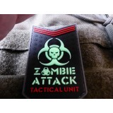 Patch Zombie Attack Tactical Unit Fluo