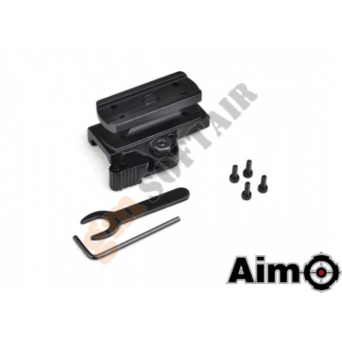 Tactical QD Mount per Dot T1-T2 Nero