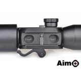 4x32 Red/Green Reticolo Illuminato Nera