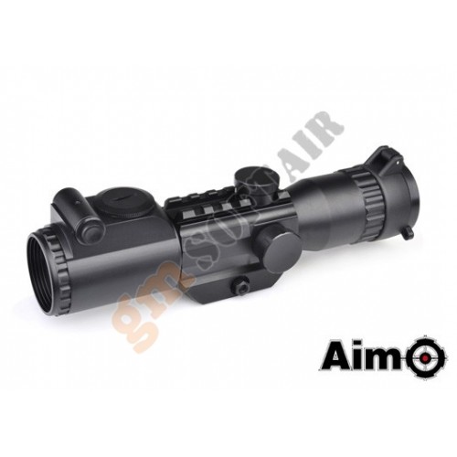 4x32 Red/Green Reticolo Illuminato Nera