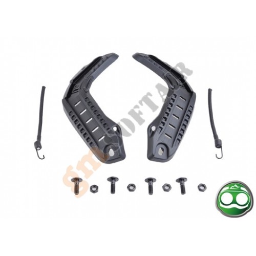 Supporti Laterali per Elmetti FAST Standard Type Neri Supporti Laterali per Elmetti FAST Standard Type Neri