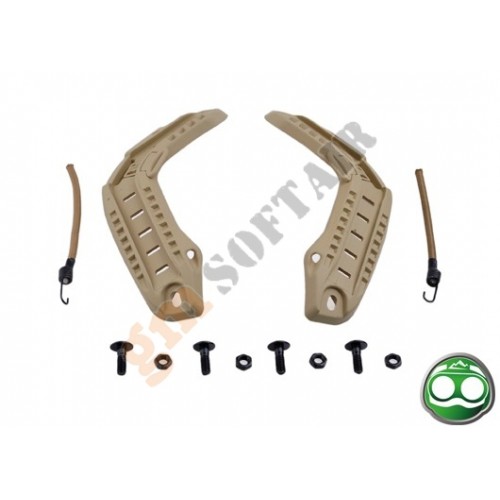 Supporti Laterali per Elmetti FAST Standard Type Desert Supporti Laterali per Elmetti FAST Standard Type Desert