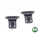 Clip di Supporto per Occhiali da Elmetto Nere