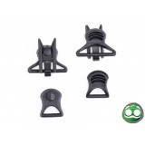 Set Supporti Occhiali per Elmetti FAST Neri