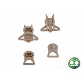 Set Supporti Occhiali per Elmetti FAST Desert