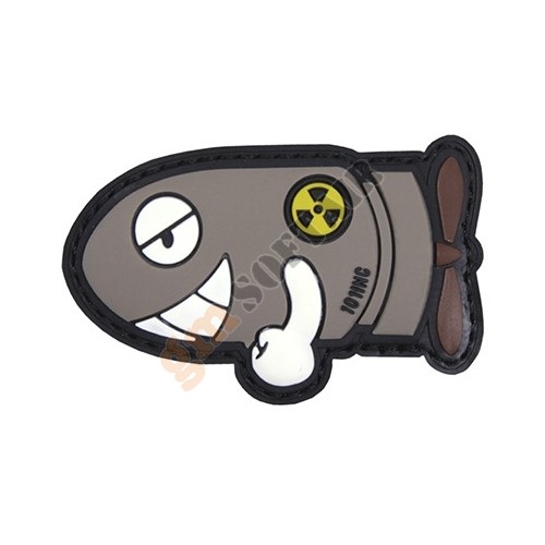Patch PVC Funny Torpedo Grigia