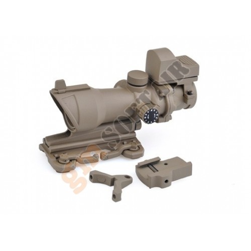 ACOG 4X32 Reticolo Illuminato a Sgancio Rapido con Mini Dot TAN