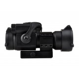 M2 Red-Green Dot con L Shaped Mount Nero