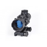 4X32 Tactical Compact Scope con Reticolo Illuminato Nera
