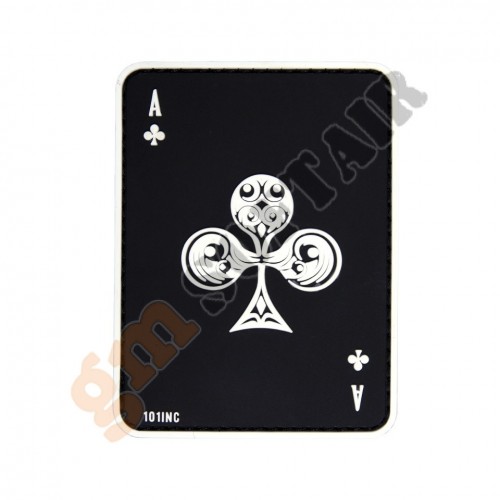 Patch 3D PVC Ace of Clubs