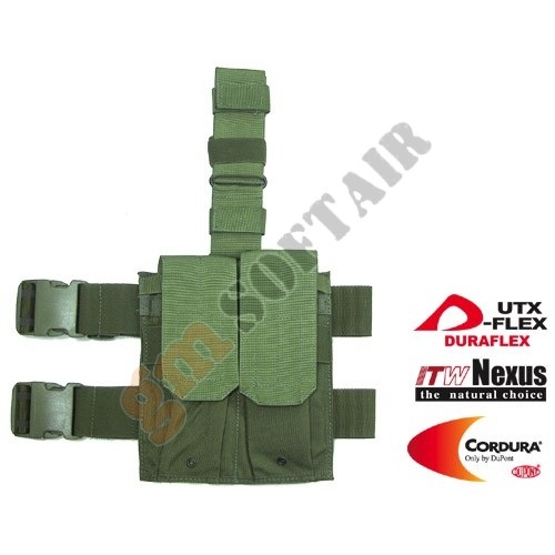 AK/P90 Thigh Magazine Pouch OD (T-05C(OD) Guarder) AK/P90 Thigh Magazine Pouch OD (T-05C(OD) Guarder)