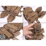 Lightweight Tactical Chest Rig Coyote Brown