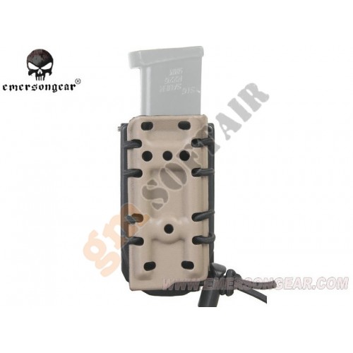 G-Code Style 9mm Pistol Magazine Pouch Nera