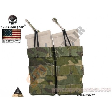 Open Top Double Magazine Pouch M4-M16 Multicam Tropic (EM6354MCTP EMERSON)
