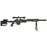 MB4410D Sniper Rifle con Ottica e Bipiede Verde
