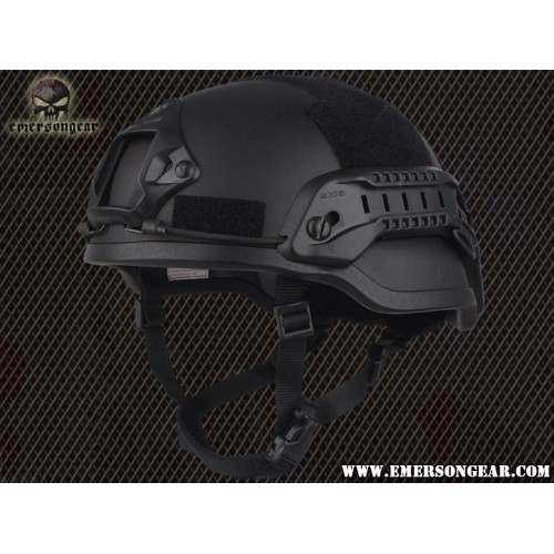 Elmetto Protettivo Replica Mich 2002 ACH Helmet Black Nero Softair 