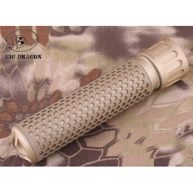 175mm KAC Style QDC Suppressor - TAN (BD0542 BIG DRAGON)