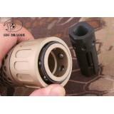 KAC Style QDC Quick Detach Suppressor - TAN