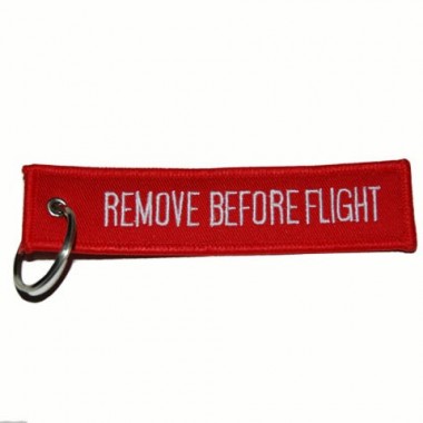 Keychain REMOVE BEFORE FLIGHT Red (251305-1527 101 INC)