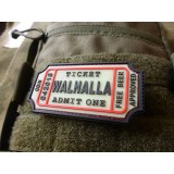 Patch 3D Walhalla Ticket Free Beer Black