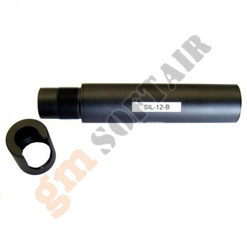 Silenziatore Nero Gemtech 19cm (SIL12 Royal) Silenziatore Nero Gemtech 19cm (SIL12 Royal)