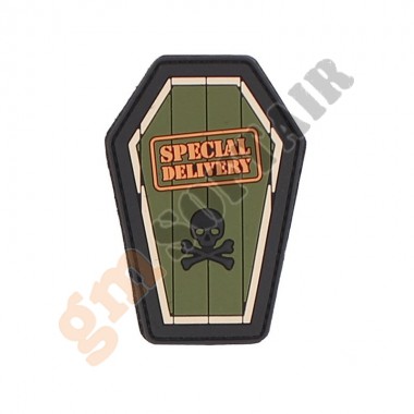 Patch 3D PVC Special Delivery Green (444130-7108 101 INC)