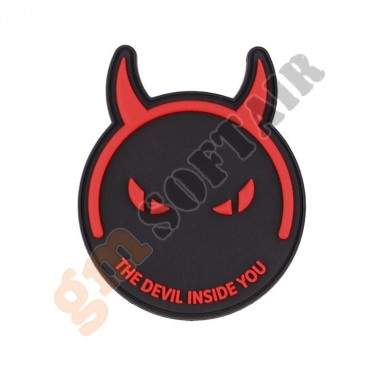 Patch 3D PVC The Devil Inside You Black/Red (444130-7215 101 INC)