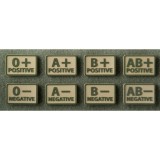 Blood Patch Set Khaki A pos (OD-BLP-RB Helikon-Tex)