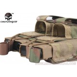 Tasca Porta Caricatore Doppio (5.56 e 9mm) Open Top Nero