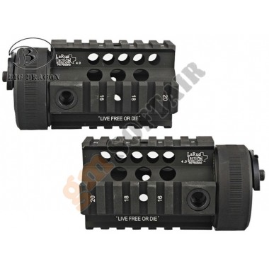 4'' RUE Style Free Floating RIS for AR15 Series (BD3766 BIG DRAGON)