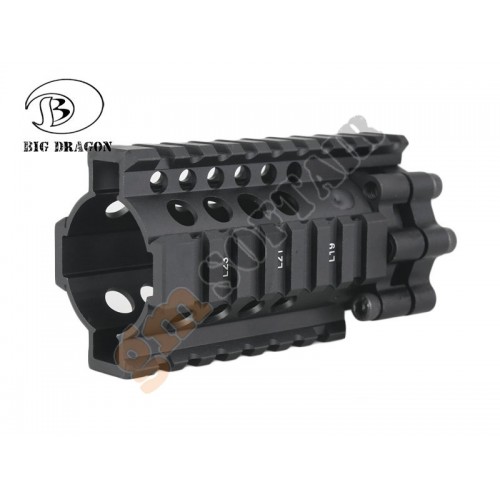 RIS Flottante Lite Style da 4 Pollici per M4 (BD3760 BIG DRAGON)