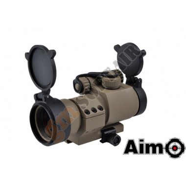 M2 Red-Green Dot with L Shaped Mount TAN (AO5020 AIM-O)