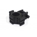 Coppia di Anelli Alti Tri-side Rail 25.4 - 30 mm Neri (AO9031 AIM-O)