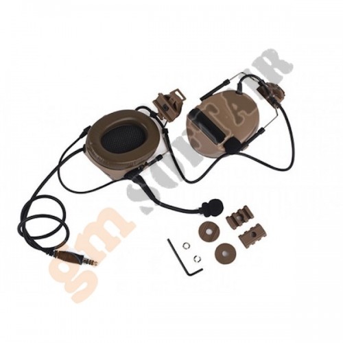 Cuffia Attiva zComtac II per Elmetto FAST - DE (Z03102 Z-TACTICAL)