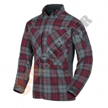 Camicia MBDU Flannel Shirt Ruby Plaid tg. L (KO-MBD-PO Helikon-Tex)