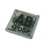 Patch AB Positivo ACU Ricamata (KA-AC-2167-ACU-AB King Arms)