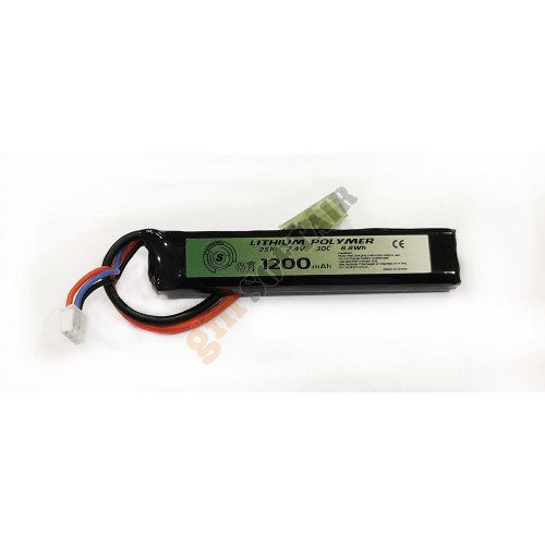 LiPo 7.4 x 1200 30 C Tubo (SUPREME) LiPo 7.4 x 1200 30 C Tubo (SUPREME)