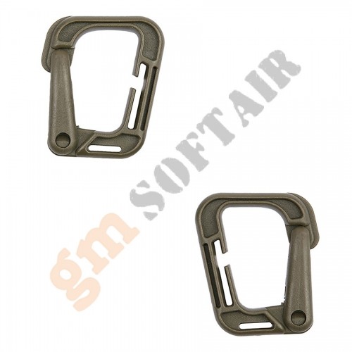 Coppia di Anelli Grimlock Molle Verdi (101 Inc.)