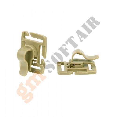 Coppia di Anelli Multiclip Molle Verdi (101 Inc.)