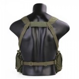 MF Style UW Gen IV Tactical Blue Label Chest Rig Ranger Green (EMB7329 EMERSON)