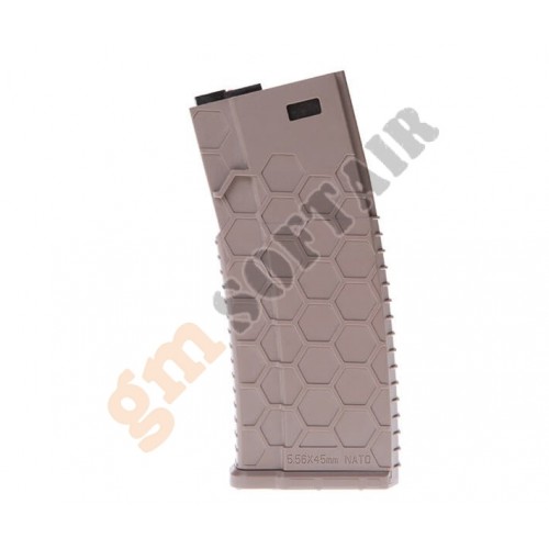 Caricatore M4 EXAGON Monofilare da 130bb TAN (BD-04251T BIG DRAGON)