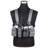 D3CR Tactical Chest Rig Wolf Grey (EM7442 Emerson)