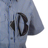 Covert Concealed Carry Short Sleeve Shirt Royal Blue Tg. M (KO-CCS-CB Helikon-Tex)