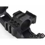 Supporto per Ottica Tri-Side Cantilever 25.4 mm Nero (AO9004 AIM-O)