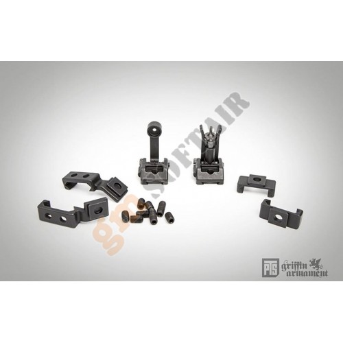 Griffin Armament Modular Back Up Iron Sight Set Nere (GA024490307 PTS)